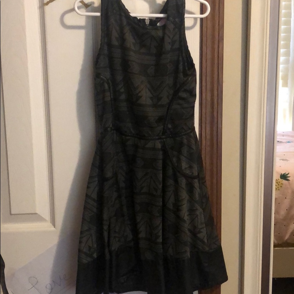 Black tribal dress